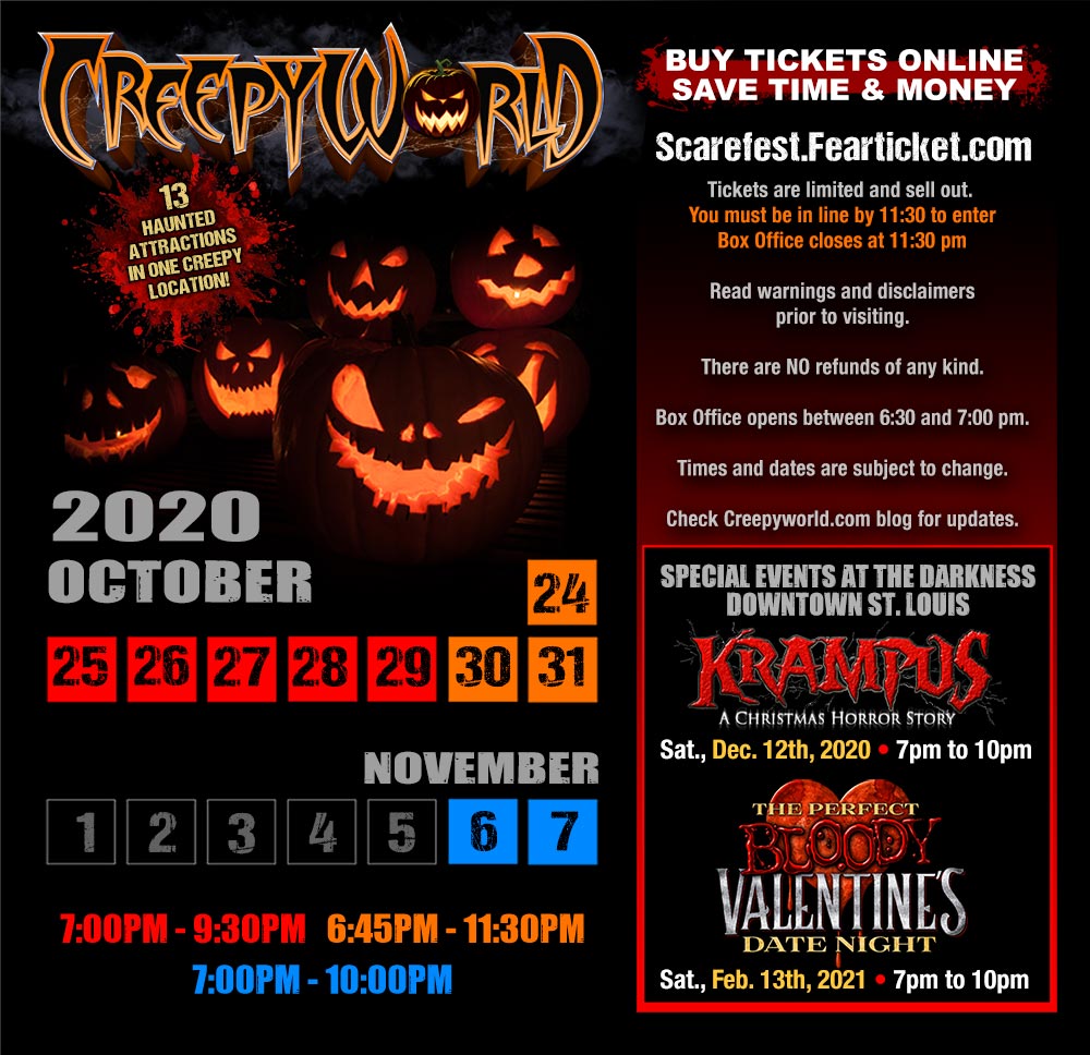 Buy Tickets Creepyworld