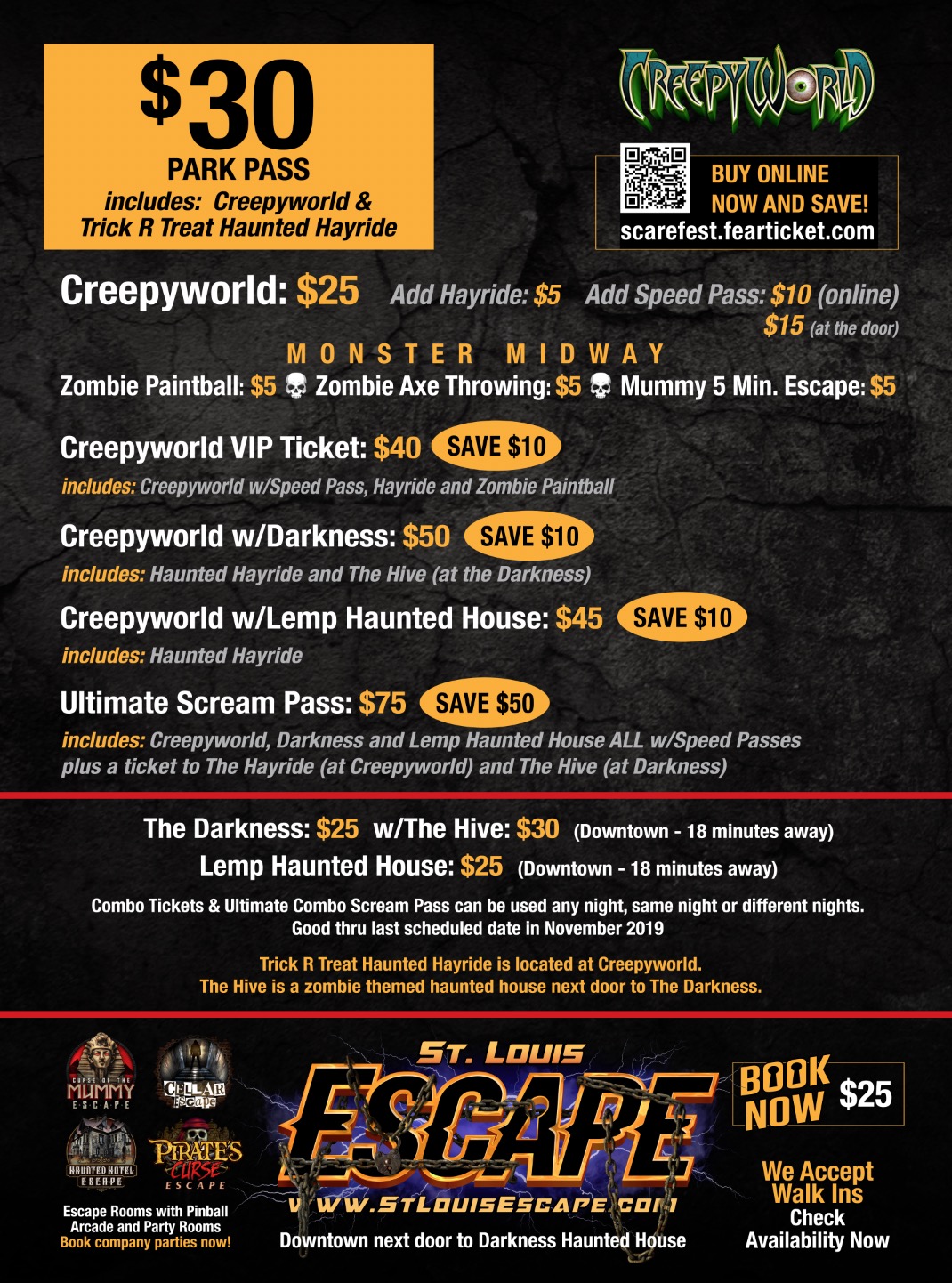 Buy Tickets Creepyworld