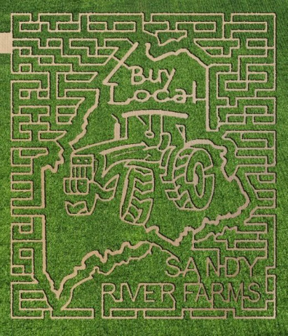 Find Corn Mazes in Farmington Maine - Sandy River Farms ...